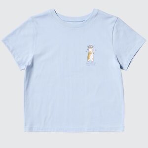 Uniqlo Mofusand Cat Blue Graphic T-Shirt